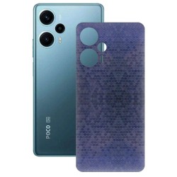 Folie skin SILKASE pentru Xiaomi Poco F5, albastru hexa, protectie spate telefon