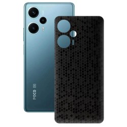 Folie skin SILKASE pentru Xiaomi Poco F5, negru hexa, protectie spate telefon