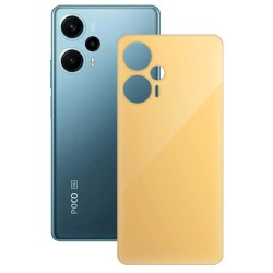 Folie skin SILKASE pentru Xiaomi Poco F5, bej, protectie spate telefon