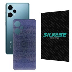 Folie skin SILKASE pentru Xiaomi Poco F5, albastru hexa, protectie spate telefon Folie skin SILKASE pentru Xiaomi Poco F5, albastru hexa, protectie spate telefon