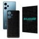 Folie skin SILKASE pentru Xiaomi Poco F5, negru hexa, protectie spate telefon (Poco F5, S1068) by www.silkase.ro