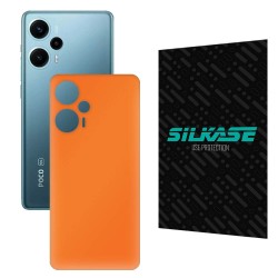 Folie skin SILKASE pentru Xiaomi Poco F5, portocaliu mat, protectie spate telefon Folie skin SILKASE pentru Xiaomi Poco F5, portocaliu mat, protectie spate telefon