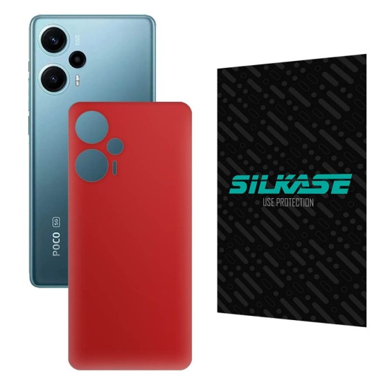 Folie skin SILKASE pentru Xiaomi Poco F5, rosu, protectie spate telefon (SILKASE, Folie Spate Skin) by www.silkase.ro Folie skin SILKASE pentru Xiaomi Poco F5, rosu, protectie spate telefon (Poco F5, S1071) by www.silkase.ro