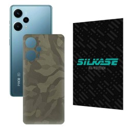 Folie skin SILKASE pentru Xiaomi Poco F5, camo verde, protectie spate telefon Folie skin SILKASE pentru Xiaomi Poco F5, camo verde, protectie spate telefon