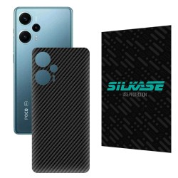 Folie skin SILKASE pentru Xiaomi Poco F5, carbon, protectie spate telefon Folie skin SILKASE pentru Xiaomi Poco F5, carbon, protectie spate telefon