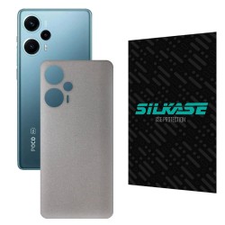Folie skin SILKASE pentru Xiaomi Poco F5, gri deschis, protectie spate telefon Folie skin SILKASE pentru Xiaomi Poco F5, gri deschis, protectie spate telefon