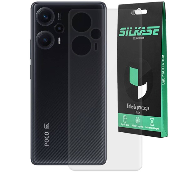 Folie spate SILKASE pentru Xiaomi Poco F5 protectie spate silicon regenerabil (SILKASE, Folie Silicon Spate Lucioasa) by www.silkase.ro Folie spate SILKASE pentru Xiaomi Poco F5 protectie spate silicon regenerabil (Poco F5, F5976) by www.silkase.ro