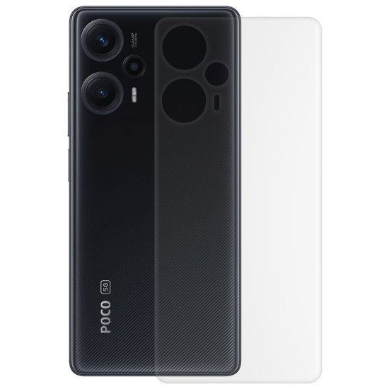 Folie spate mata SILKASE pentru Xiaomi Poco F5 protectie spate silicon (SILKASE, Folie Silicon Spate Mata) by www.silkase.ro Folie spate mata SILKASE pentru Xiaomi Poco F5 protectie spate silicon (Poco F5, F5979) by www.silkase.ro