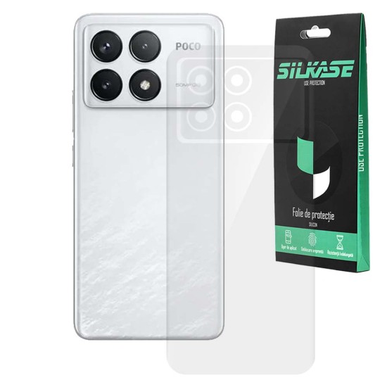 Folie spate SILKASE pentru Xiaomi Poco F6 Pro, protectie spate, silicon regenerabil (SILKASE, Folie Silicon Spate Lucioasa) by www.silkase.ro Folie spate SILKASE pentru Xiaomi Poco F6 Pro, protectie spate, silicon regenerabil (Poco F6 Pro, F7142) by www.silkase.ro