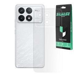 Folie spate mata SILKASE pentru Xiaomi Poco F6 Pro, protectie spate, silicon