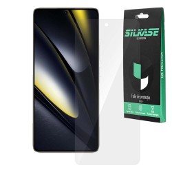 Folie SILKASE pentru Xiaomi Poco F6, protectie ecran, silicon regenerabil