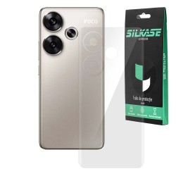Folie spate SILKASE pentru Xiaomi Poco F6, protectie spate, silicon regenerabil