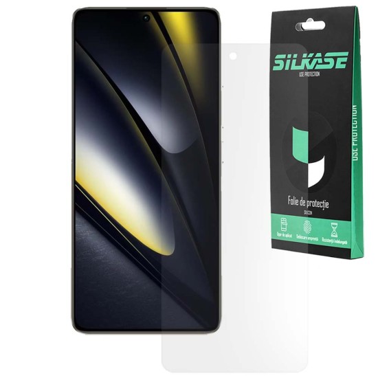 Folie mata SILKASE pentru Xiaomi Poco F6, protectie ecran, silicon (SILKASE, Folie Silicon Fata Mata) by www.silkase.ro Folie mata SILKASE pentru Xiaomi Poco F6, protectie ecran, silicon (Poco F6, F7136) by www.silkase.ro