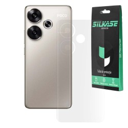 Folie spate mata SILKASE pentru Xiaomi Poco F6, protectie spate, silicon