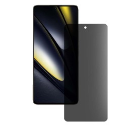 Folie privacy mata SILKASE pentru Xiaomi Poco F6, protectie ecran, silicon
