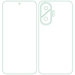 Set 2 folii SILKASE pentru Xiaomi Poco F7, protectie telefon, silicon regenerabil