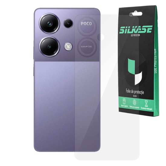 Folie spate SILKASE pentru Xiaomi Poco M6 Plus, protectie spate, silicon regenerabil (SILKASE, Folie Silicon Spate Lucioasa) by www.silkase.ro Folie spate SILKASE pentru Xiaomi Poco M6 Plus, protectie spate, silicon regenerabil (Poco M6 Plus, F7337) by www.silkase.ro