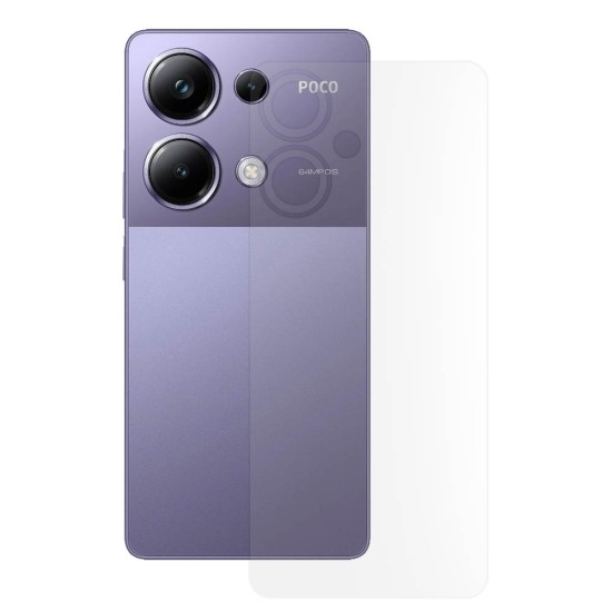 Folie spate mata SILKASE pentru Xiaomi Poco M6 Plus, protectie spate, silicon (SILKASE, Folie Silicon Spate Mata) by www.silkase.ro Folie spate mata SILKASE pentru Xiaomi Poco M6 Plus, protectie spate, silicon (Poco M6 Plus, F7340) by www.silkase.ro