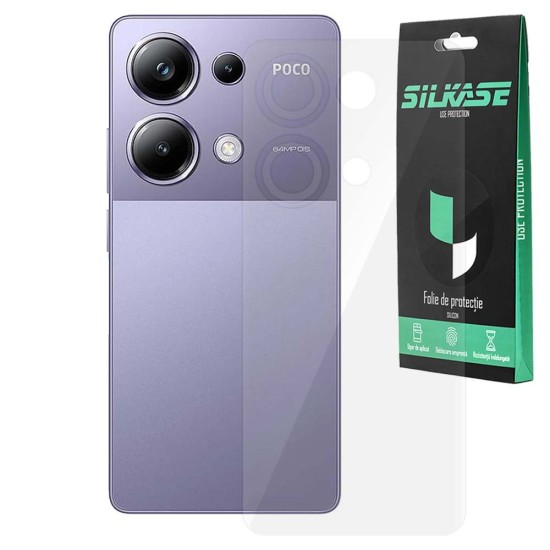 Folie spate SILKASE pentru Xiaomi Poco M6 Pro, protectie spate, silicon regenerabil (SILKASE, Folie Silicon Spate Lucioasa) by www.silkase.ro Folie spate SILKASE pentru Xiaomi Poco M6 Pro, protectie spate, silicon regenerabil (Poco M6 Pro, F6510) by www.silkase.ro