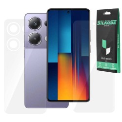 Set 2 folii SILKASE pentru Xiaomi Poco M6 Pro, protectie telefon, silicon regenerabil