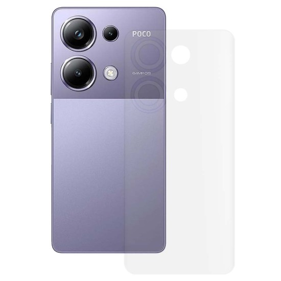 Folie spate mata SILKASE pentru Xiaomi Poco M6 Pro, protectie spate, silicon (SILKASE, Folie Silicon Spate Mata) by www.silkase.ro Folie spate mata SILKASE pentru Xiaomi Poco M6 Pro, protectie spate, silicon (Poco M6 Pro, F6513) by www.silkase.ro