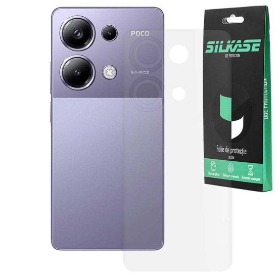 Folie spate mata SILKASE pentru Xiaomi Poco M6 Pro, protectie spate, silicon (SILKASE, Folie Silicon Spate Mata) by www.silkase.ro Folie spate mata SILKASE pentru Xiaomi Poco M6 Pro, protectie spate, silicon (Poco M6 Pro, F6513) by www.silkase.ro