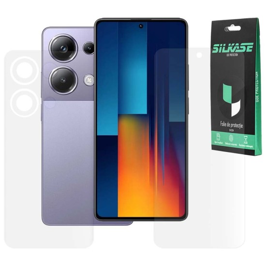 Set 2 folii mate SILKASE pentru Xiaomi Poco M6 Pro, protectie telefon, silicon (Poco M6 Pro, F6514) by www.silkase.ro