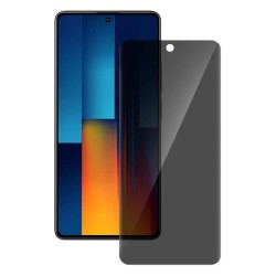 Folie privacy SILKASE pentru Xiaomi Poco M6 Pro, protectie ecran, silicon