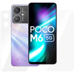 Set 2 folii SILKASE pentru Xiaomi Poco M6, protectie telefon, silicon regenerabil