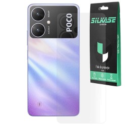 Folie spate mata SILKASE pentru Xiaomi Poco M6, protectie spate, silicon Folie spate mata SILKASE pentru Xiaomi Poco M6, protectie spate, silicon