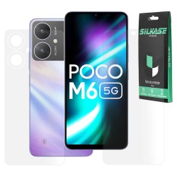 Set 2 folii mate SILKASE pentru Xiaomi Poco M6, protectie telefon, silicon Set 2 folii mate SILKASE pentru Xiaomi Poco M6, protectie telefon, silicon