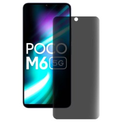 Folie privacy mata SILKASE pentru Xiaomi Poco M6, protectie ecran, silicon