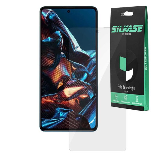 Folie SILKASE pentru Xiaomi Poco X5 Pro, protectie ecran, silicon regenerabil (Poco X5 Pro, F5711) by www.silkase.ro