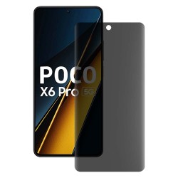 Folie privacy mata SILKASE pentru Xiaomi Poco X6 Pro, protectie ecran, silicon