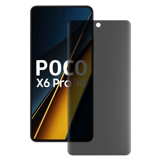 Folie privacy mata SILKASE pentru Xiaomi Poco X6 Pro, protectie ecran, silicon (SILKASE, Folie Silicon Privacy Mata) by www.silkase.ro Folie privacy mata SILKASE pentru Xiaomi Poco X6 Pro, protectie ecran, silicon (Poco X6 Pro, F6532) by www.silkase.ro