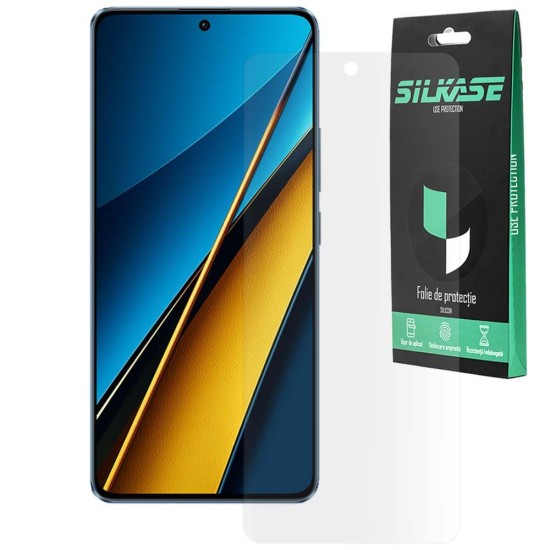 Folie mata SILKASE pentru Xiaomi Poco X6, protectie ecran, silicon (SILKASE, Folie Silicon Fata Mata) by www.silkase.ro Folie mata SILKASE pentru Xiaomi Poco X6, protectie ecran, silicon (Poco X6, F6520) by www.silkase.ro