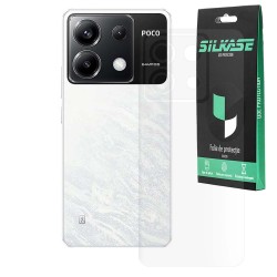 Folie spate mata SILKASE pentru Xiaomi Poco X6, protectie spate, silicon Folie spate mata SILKASE pentru Xiaomi Poco X6, protectie spate, silicon