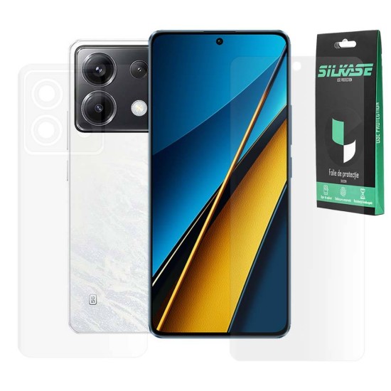 Set 2 folii mate SILKASE pentru Xiaomi Poco X6, protectie telefon, silicon (SILKASE, Set Folii Mate) by www.silkase.ro Set 2 folii mate SILKASE pentru Xiaomi Poco X6, protectie telefon, silicon (Poco X6, F6522) by www.silkase.ro