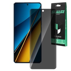 Folie privacy SILKASE pentru Xiaomi Poco X6, protectie ecran, silicon Folie privacy SILKASE pentru Xiaomi Poco X6, protectie ecran, silicon