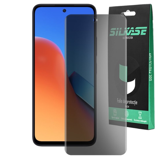 Folie privacy mata SILKASE pentru Xiaomi Redmi 12 protectie ecran silicon (SILKASE, Folie Silicon Privacy Mata) by www.silkase.ro Folie privacy mata SILKASE pentru Xiaomi Redmi 12 protectie ecran silicon (Redmi 12, F5998) by www.silkase.ro