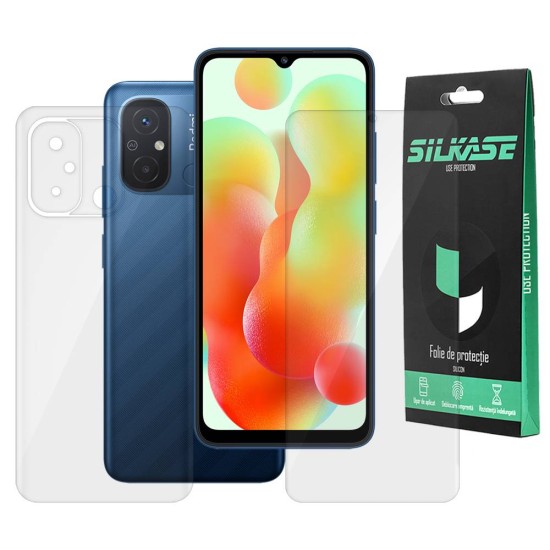 Set 2 folii SILKASE pentru Xiaomi Redmi 12C, protectie telefon, silicon regenerabil (SILKASE, Folii telefoane) by www.silkase.ro Set 2 folii SILKASE pentru Xiaomi Redmi 12C, protectie telefon, silicon regenerabil (Redmi 12C, F5761) by www.silkase.ro