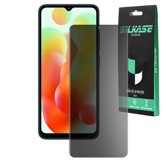 Folie privacy mata SILKASE pentru Xiaomi Redmi 12C, protectie ecran, silicon (SILKASE, Folii telefoane) by www.silkase.ro Folie privacy mata SILKASE pentru Xiaomi Redmi 12C, protectie ecran, silicon (Redmi 12C, F5766) by www.silkase.ro