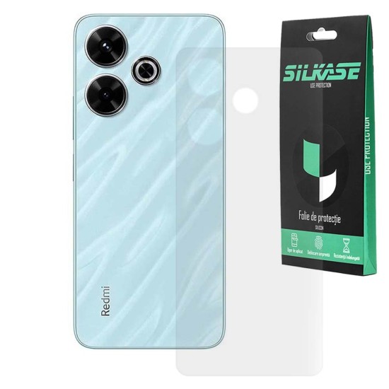 Folie spate mata SILKASE pentru Xiaomi Redmi 13, protectie spate, silicon (SILKASE, Folie Silicon Spate Mata) by www.silkase.ro Folie spate mata SILKASE pentru Xiaomi Redmi 13, protectie spate, silicon (Redmi 13, F7121) by www.silkase.ro