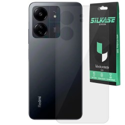 Folie spate SILKASE pentru Xiaomi Redmi 13C, protectie spate, silicon regenerabil