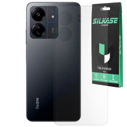 Folie spate mata SILKASE pentru Xiaomi Redmi 13C, protectie spate, silicon