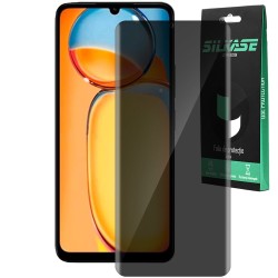Folie privacy SILKASE pentru Xiaomi Redmi 13C, protectie ecran, silicon