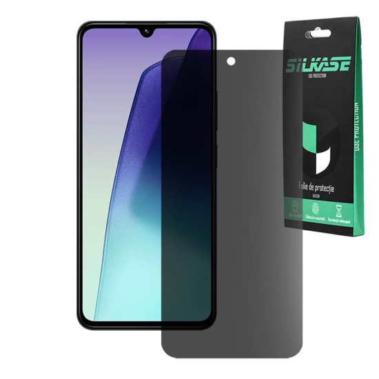 Folie privacy mata SILKASE pentru Xiaomi Redmi 14C, protectie ecran, silicon (SILKASE, Folie Silicon Privacy Mata) by www.silkase.ro Folie privacy mata SILKASE pentru Xiaomi Redmi 14C, protectie ecran, silicon (14T, F7351) by www.silkase.ro