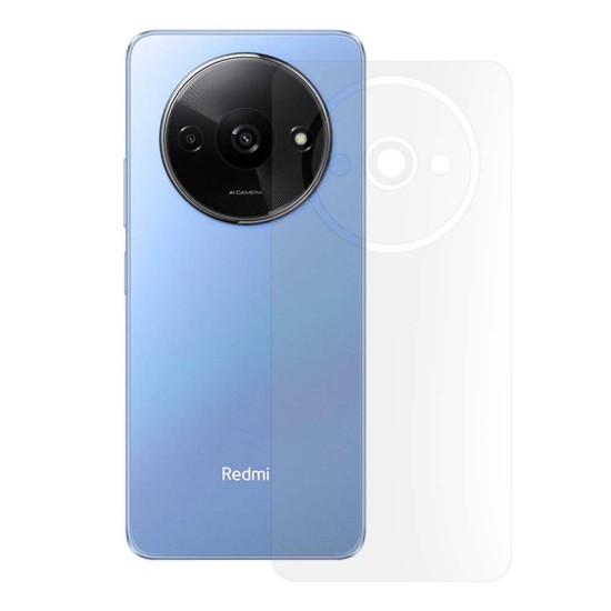 Folie spate mata SILKASE pentru Xiaomi Redmi A3, protectie spate, silicon (Redmi A3, F6682) by www.silkase.ro