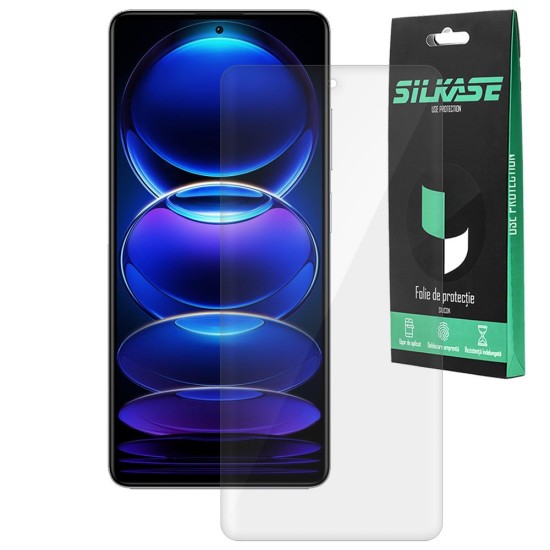 Folie SILKASE pentru Xiaomi Redmi Note 12 Pro Plus, protectie ecran, silicon regenerabil (SILKASE, Folie Silicon Fata Lucioasa) by www.silkase.ro Folie SILKASE pentru Xiaomi Redmi Note 12 Pro Plus, protectie ecran, silicon regenerabil (Redmi Note 12 Pro+, F5735) by www.silkase.ro
