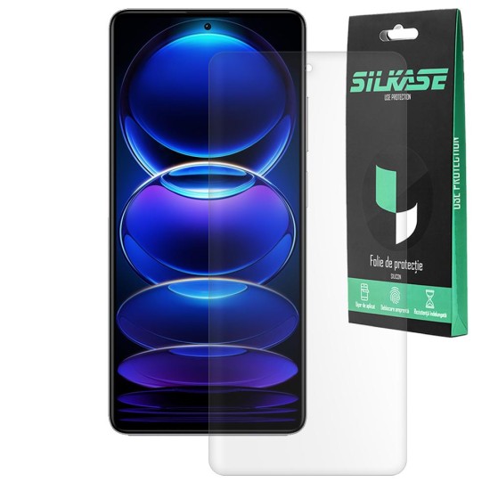 Folie mata SILKASE pentru Xiaomi Redmi Note 12 Pro Plus, protectie ecran, silicon (Redmi Note 12 Pro+, F5738) by www.silkase.ro